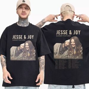 Jesse And Joy Summer Tour 2023 2 Sided Pop Concert Fan T-Shirt